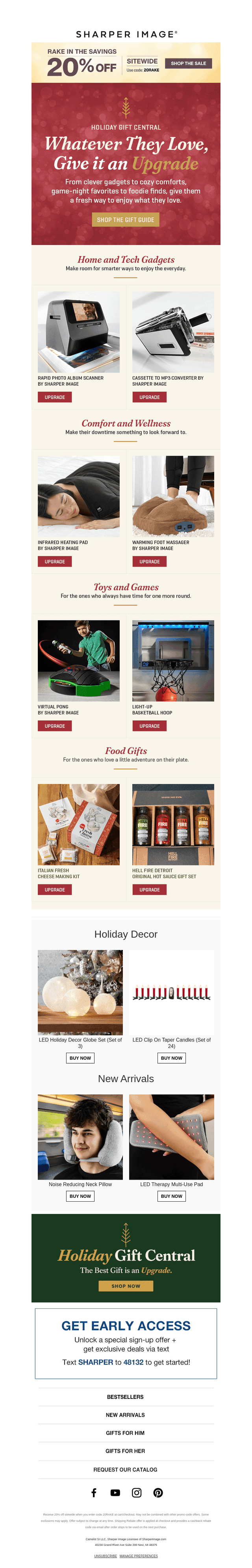 Sharper Image email from Sat, Oct 17, 2026