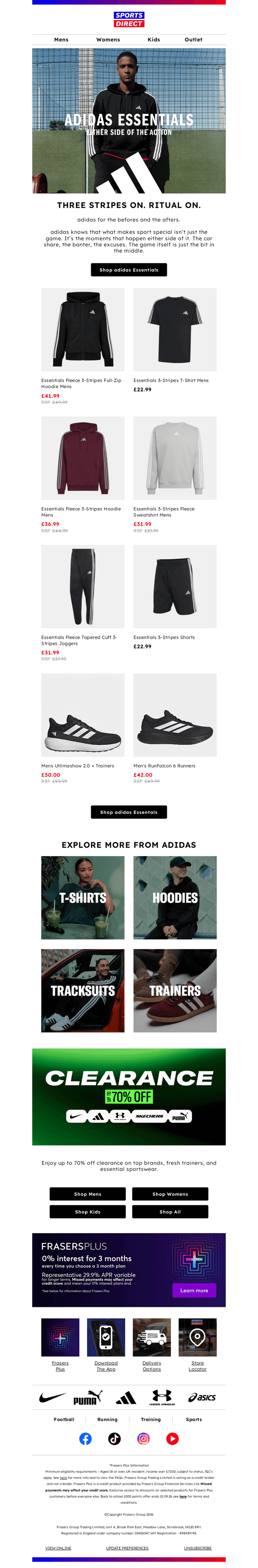 NEW IN: adidas Essentials