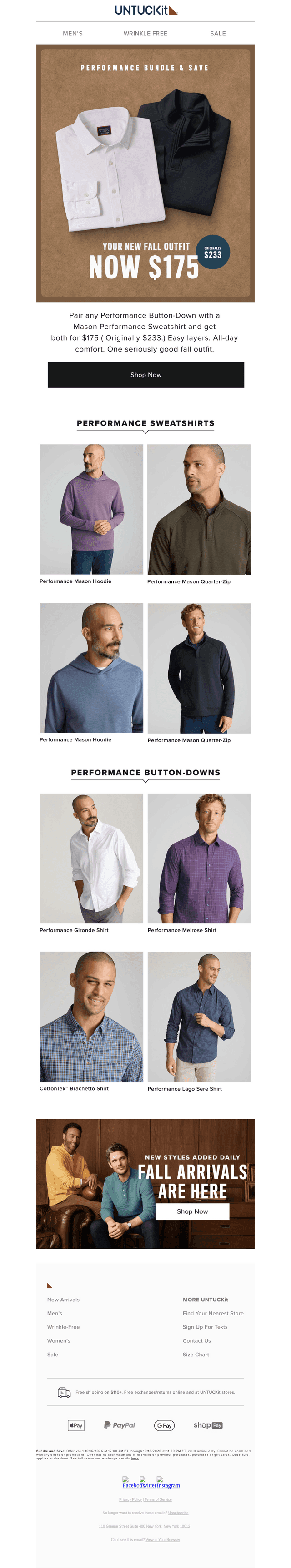 Ends Tomorrow: $175 Performance Package- Was ($233)!