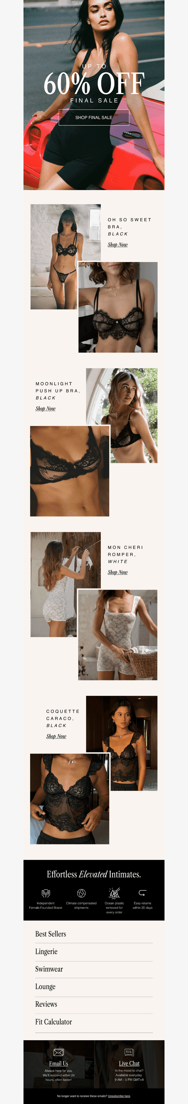 Up to 60% off, still going