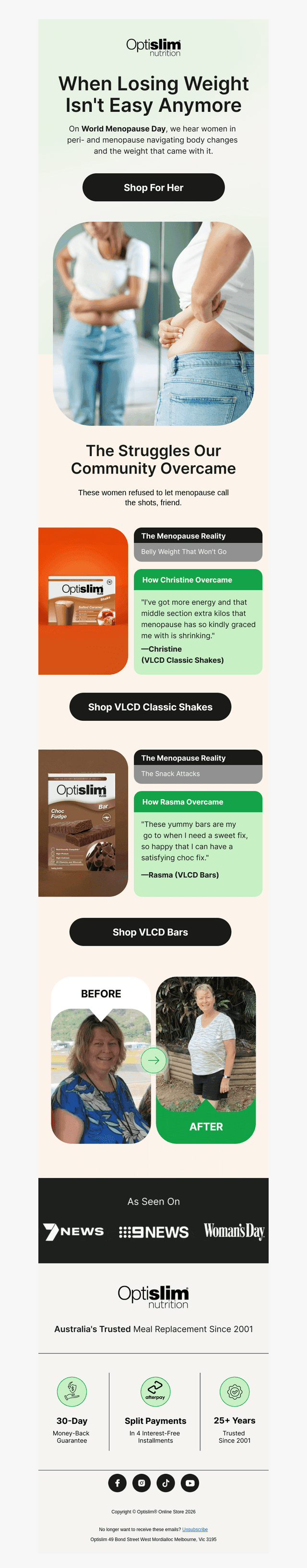 Optislim email from Sat, Oct 17, 2026