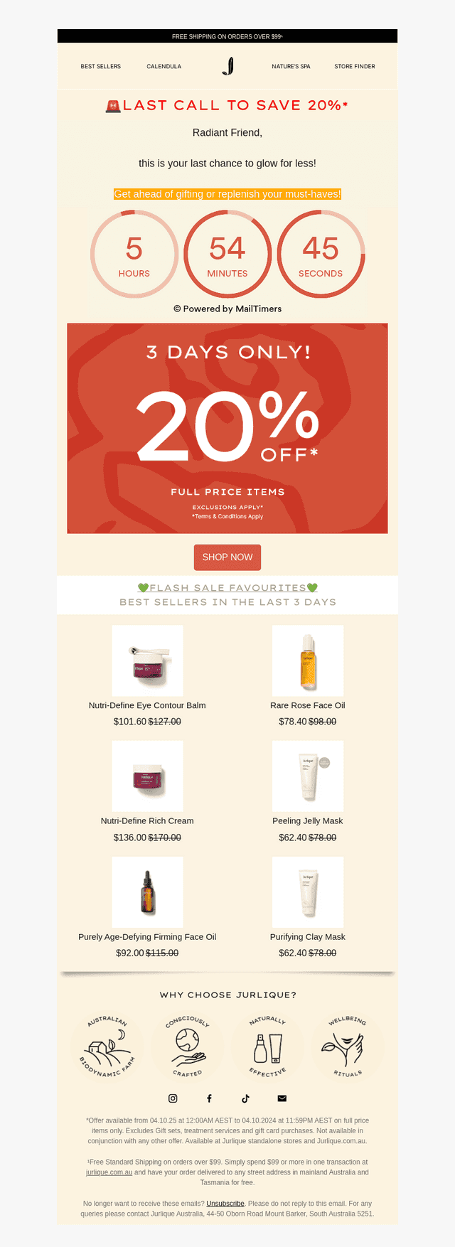 LAST CALL to Save 20%!