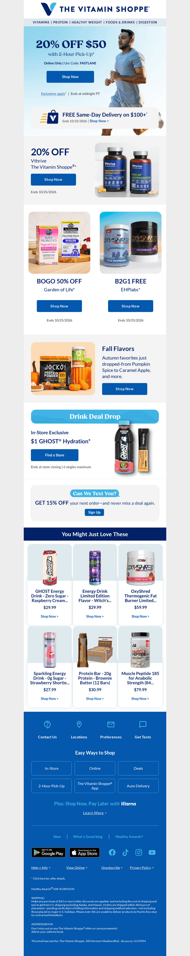 20% off what fuels you