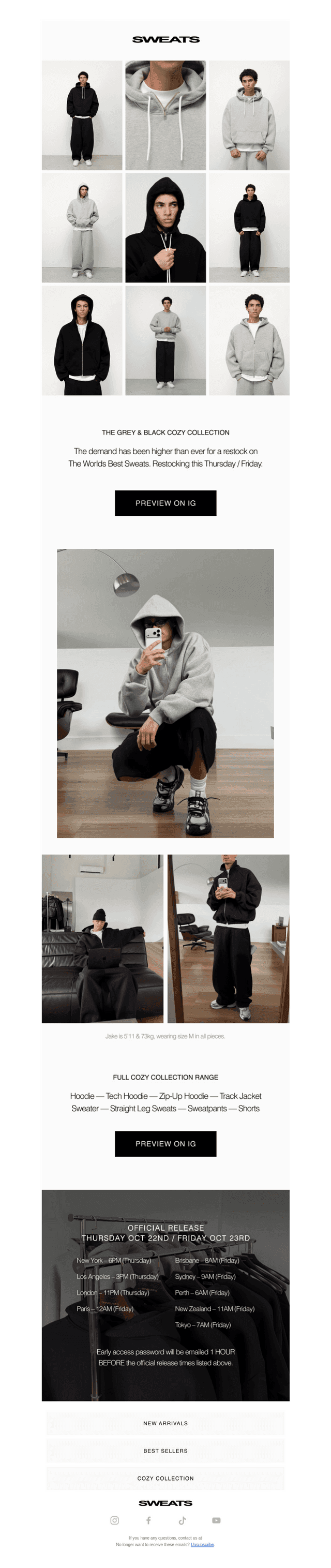Grey & Black Cozy Collection Restock