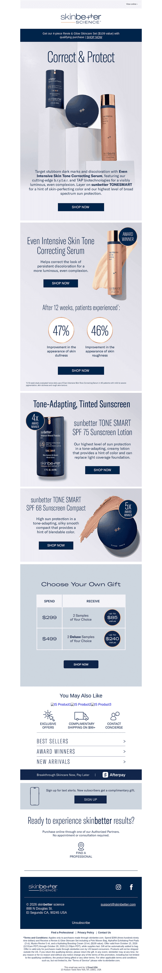 skinbetter science email from Mon, Oct 19, 2026