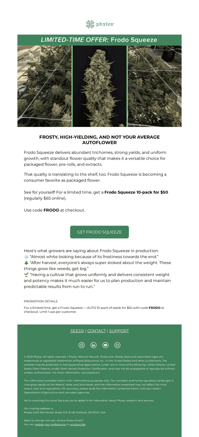 Phylos email from Mon, Oct 19, 2026