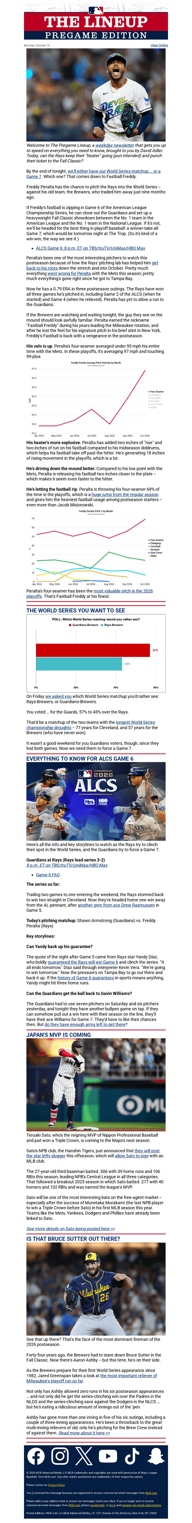 Tonight: World Series set -- or Game 7?