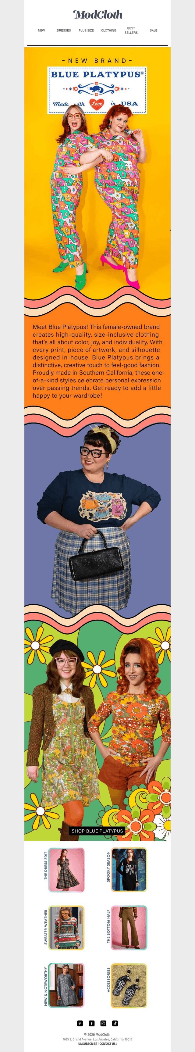 ModCloth email from Tue, Oct 20, 2026