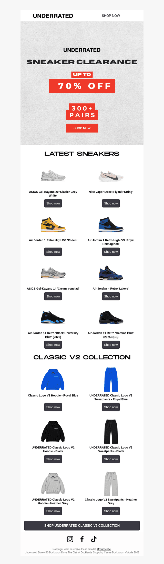 Just in: Latest Sneakers