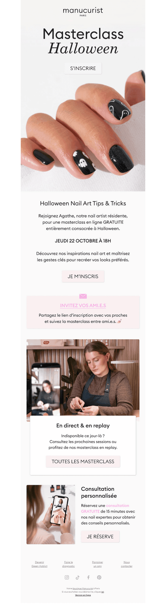Manucurist email from Tue, Oct 20, 2026