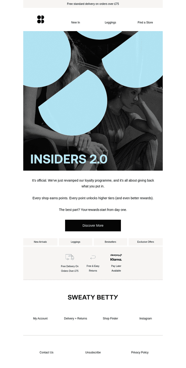 Sweaty Betty email from Tue, Oct 20, 2026