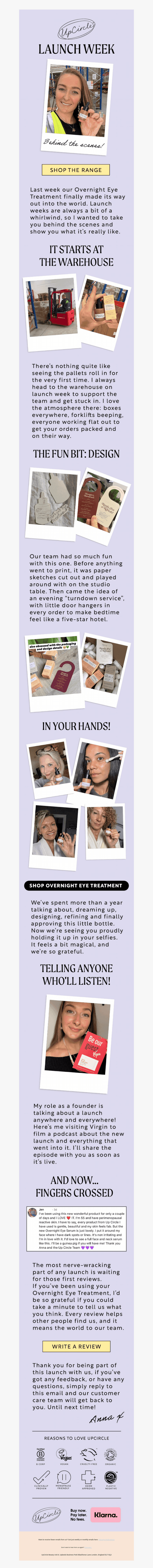 UpCircle Beauty email from Tue, Oct 20, 2026