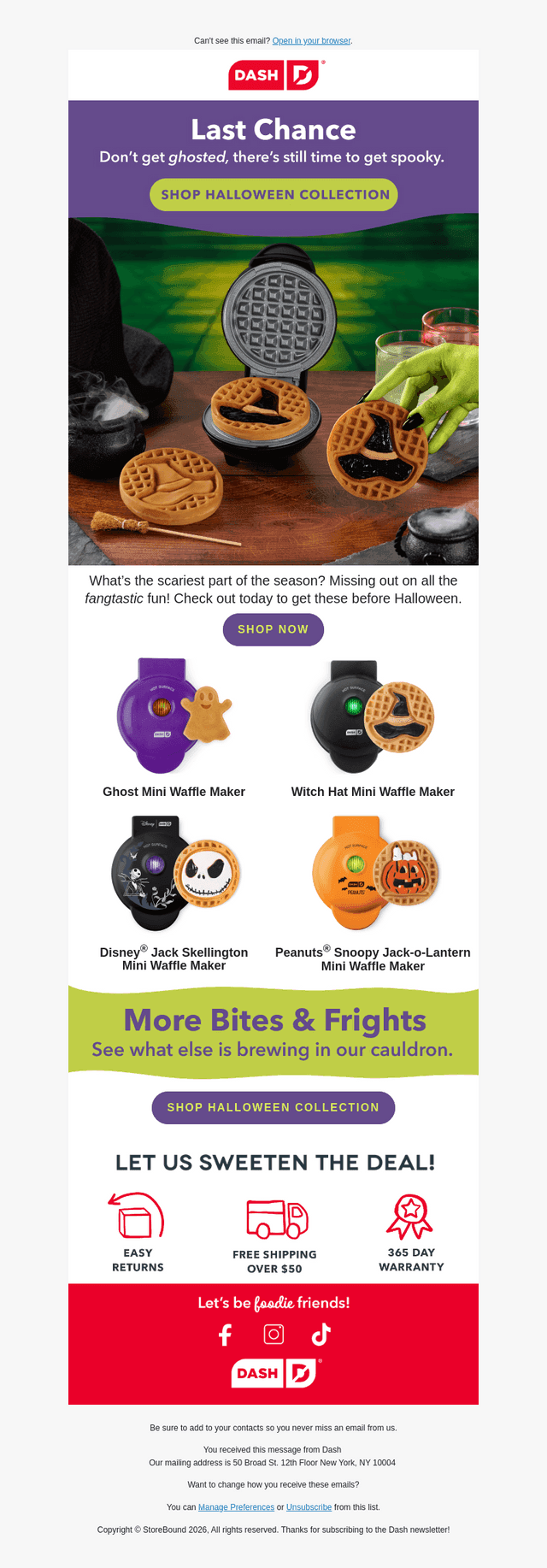 Last Day for Spooky Waffles! 🎃