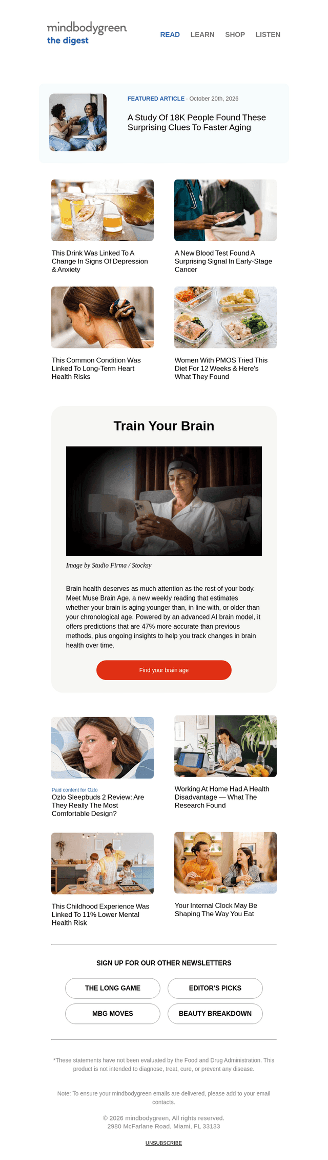 mindbodygreen email from Tue, Oct 20, 2026