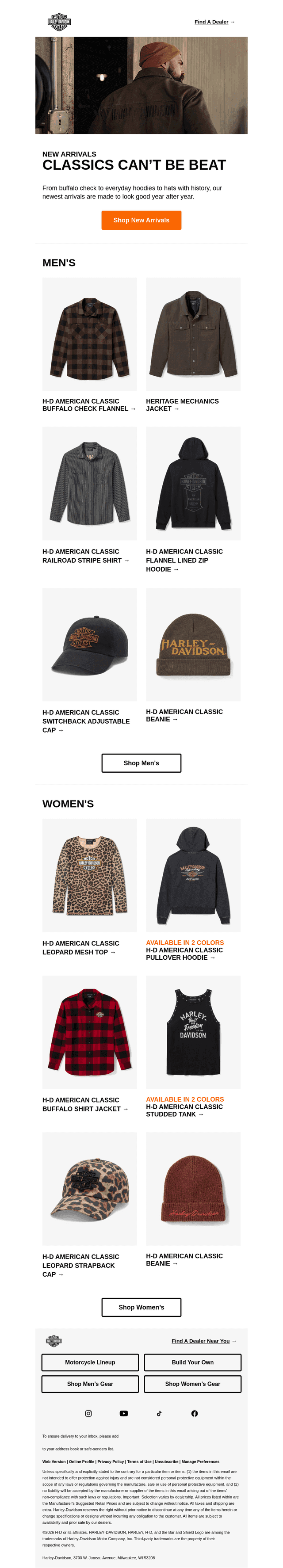 Shop our new American classics