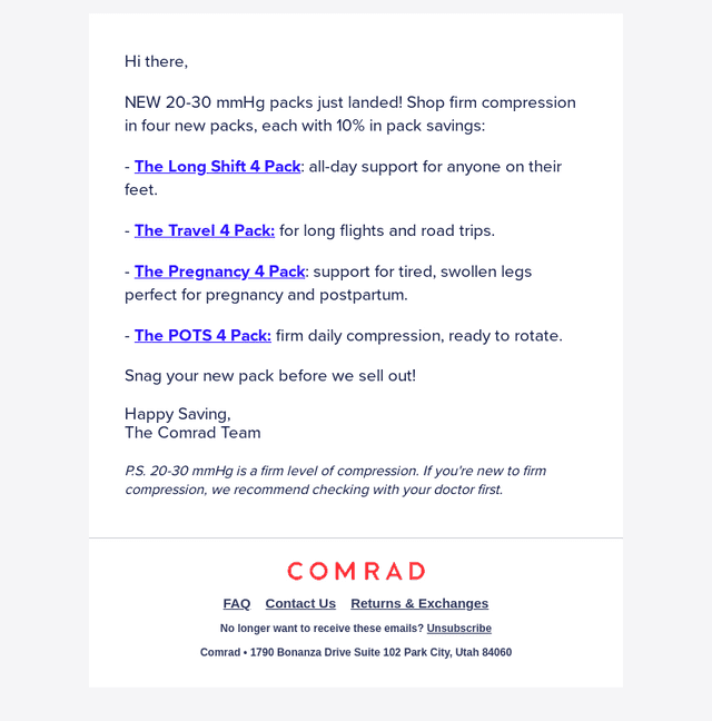 Comrad email from Tue, Oct 20, 2026