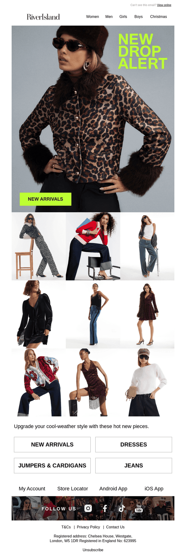 River Island email from Tue, Oct 20, 2026