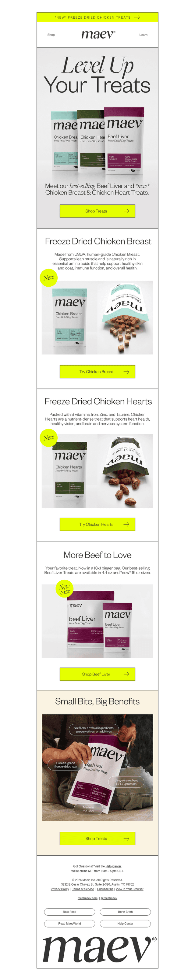 Maev email from Tue, Oct 20, 2026