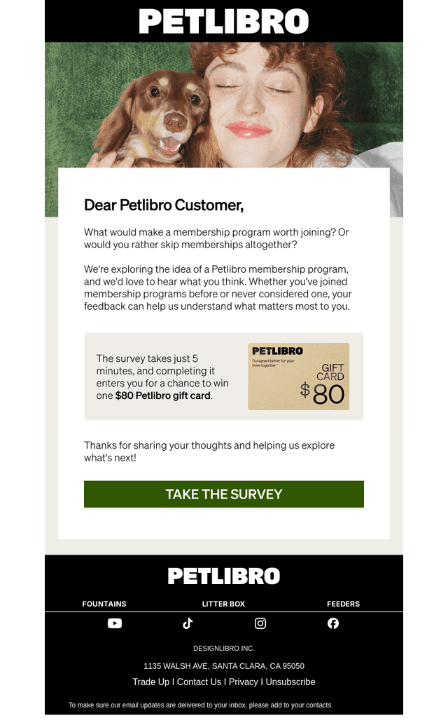PETLIBRO email from Tue, Oct 20, 2026