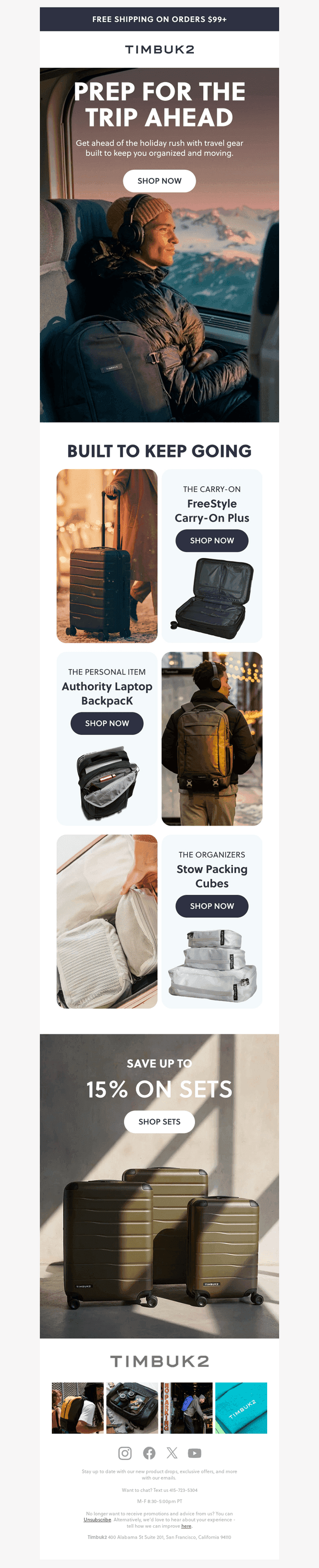 Timbuk2 email from Tue, Oct 20, 2026