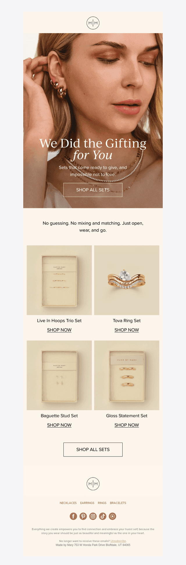 We did the gifting for you