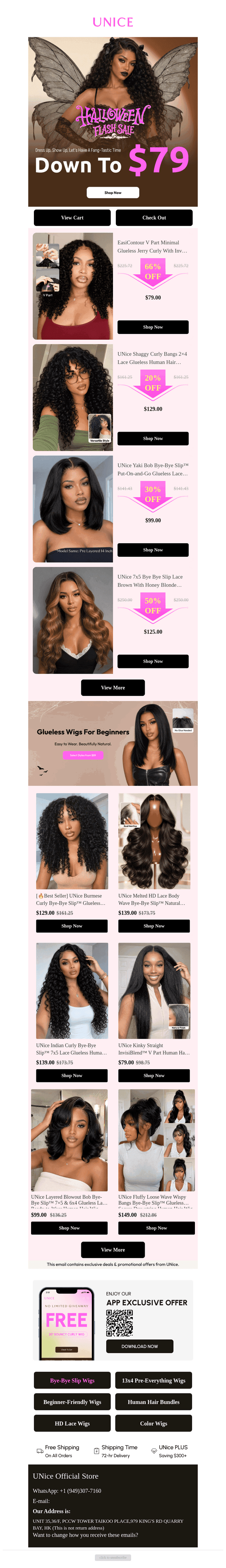 Ready for Halloween? Wigs From $79 Inside