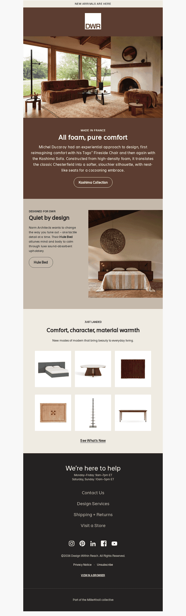 Design Within Reach email from Tue, Oct 20, 2026