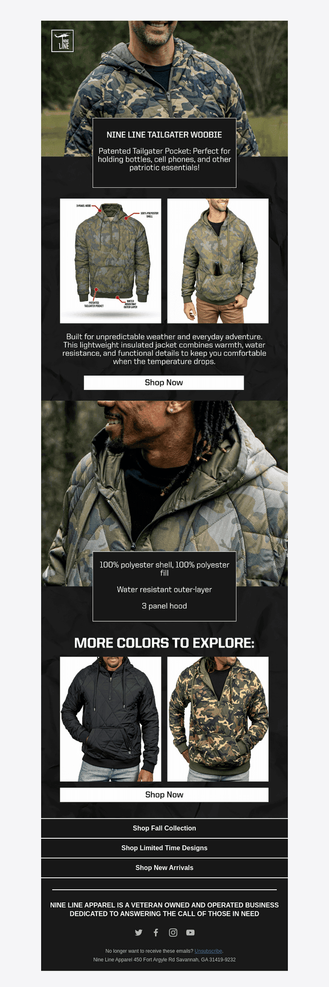 NineLineApparel email from Wed, Oct 21, 2026