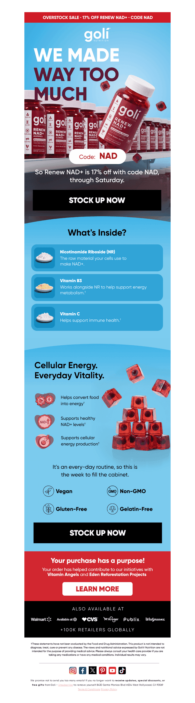 Goli Nutrition email from Wed, Oct 21, 2026