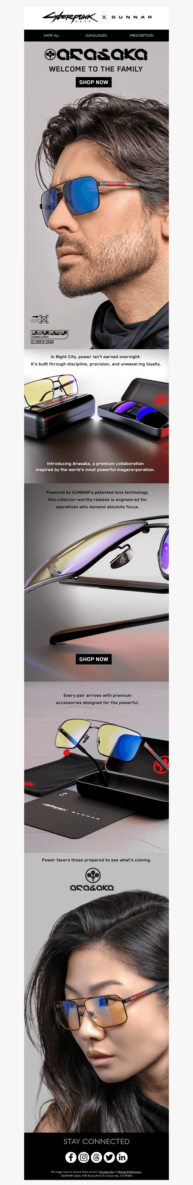 GUNNAR Optiks email from Wed, Oct 21, 2026