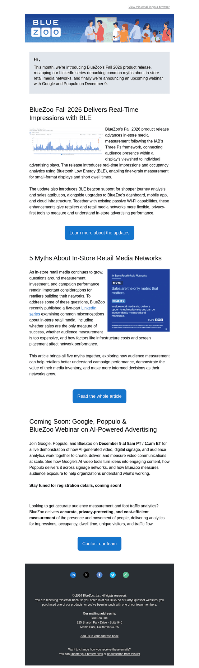 BlueZoo Inc. email from Wed, Oct 21, 2026