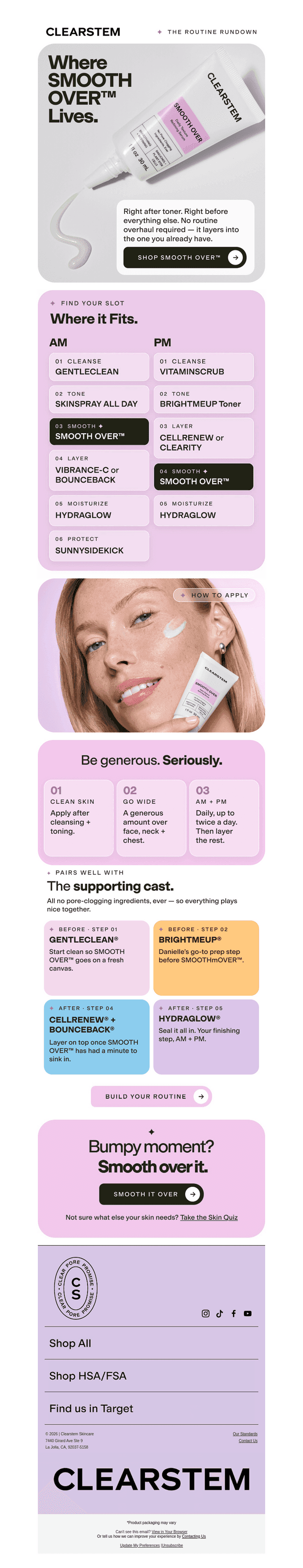 Layering School: SMOOTH OVER Edition ✏️