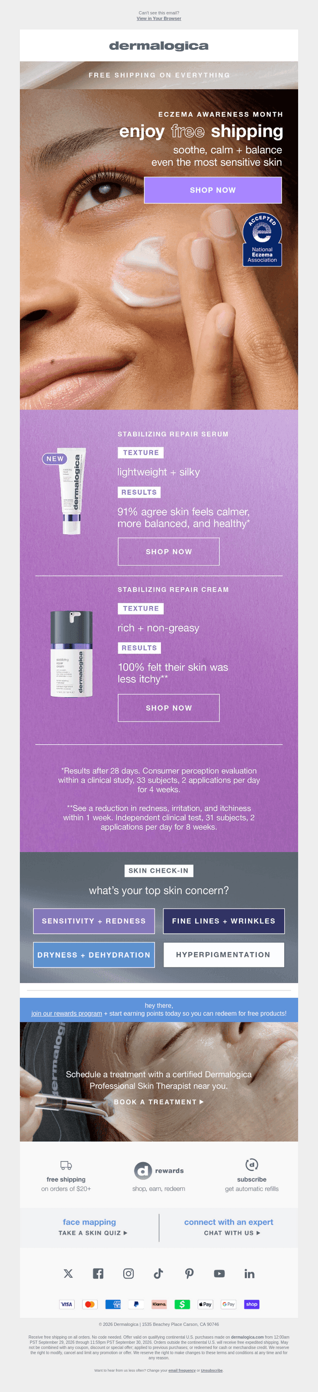 Dermalogica email from Wed, Oct 21, 2026