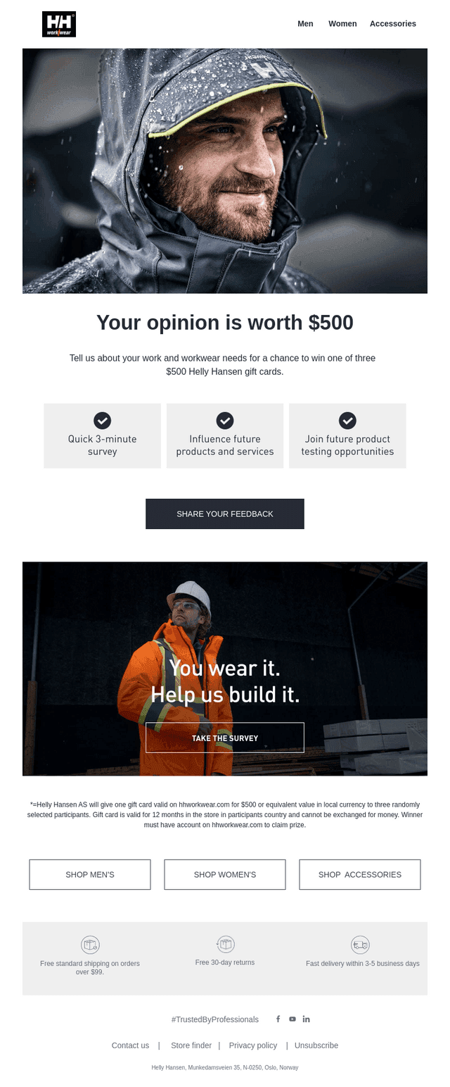 Helly Hansen email from Wed, Oct 21, 2026