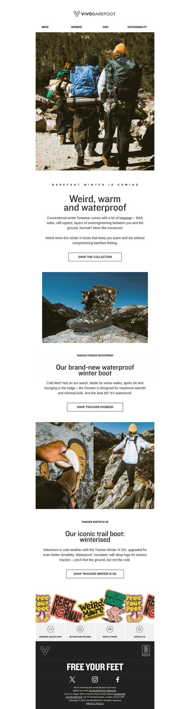 Vivobarefoot email from Wed, Oct 21, 2026