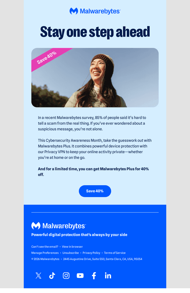 Don’t miss out on our Cybersecurity Sale