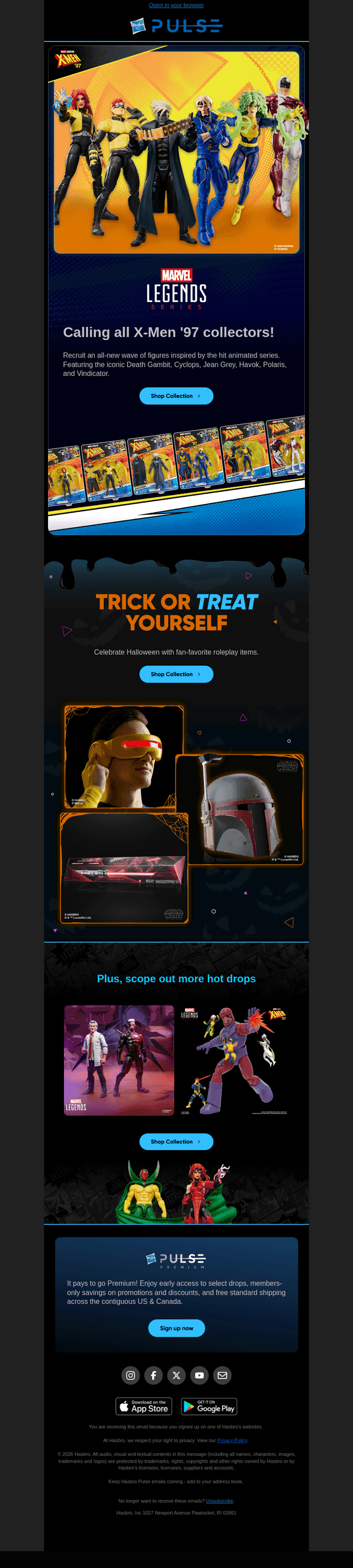 Hasbro email from Wed, Oct 21, 2026