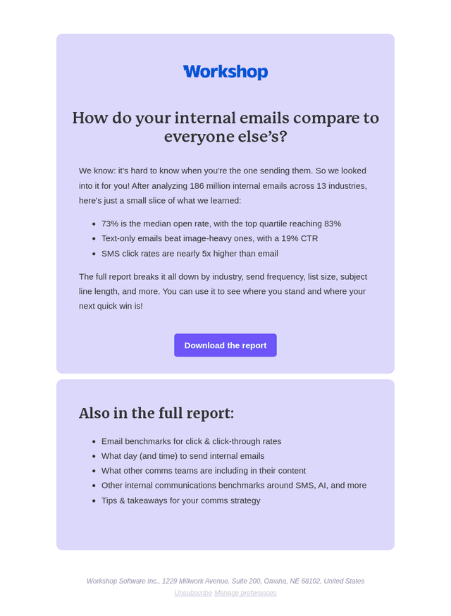Workshop email from Wed, Oct 21, 2026