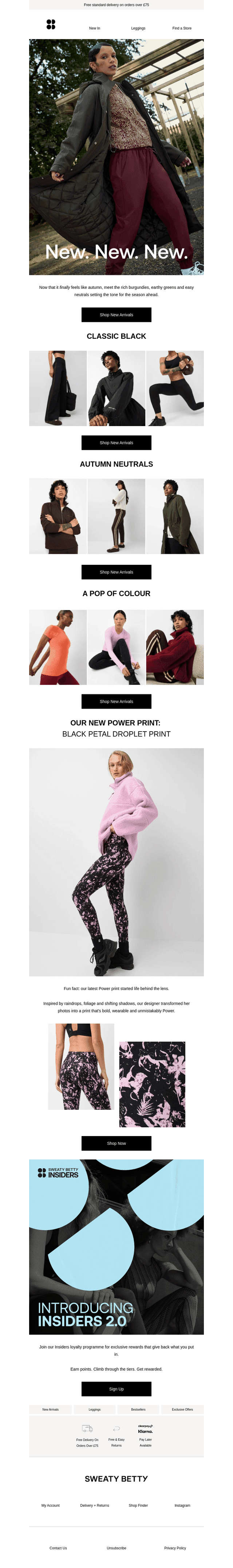 Sweaty Betty email from Wed, Oct 21, 2026