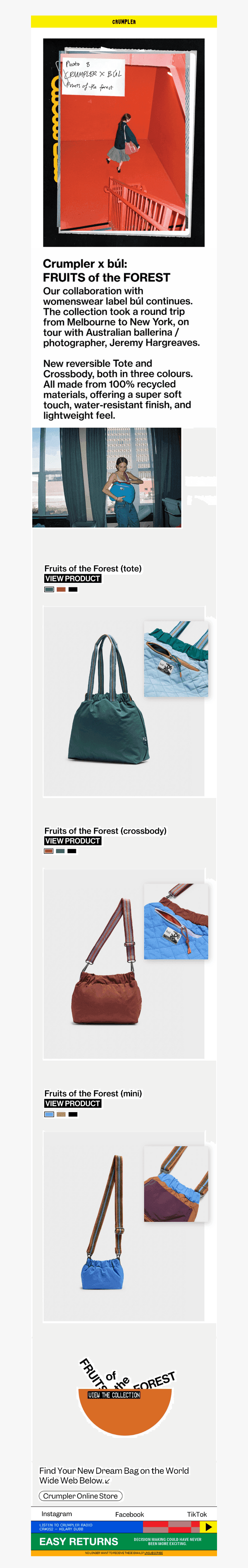 Crumpler email from Thu, Oct 22, 2026