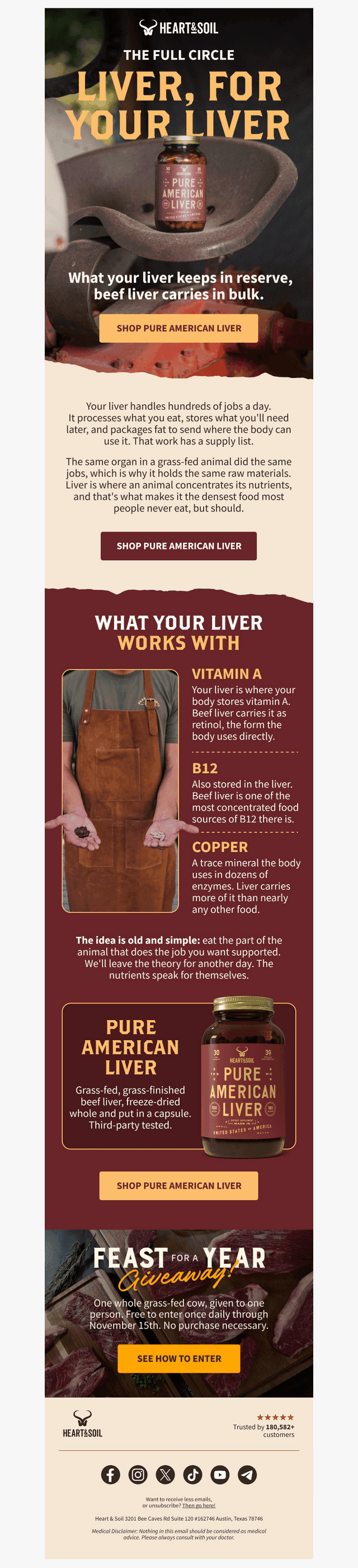Heart & Soil Supplements email from Thu, Oct 22, 2026