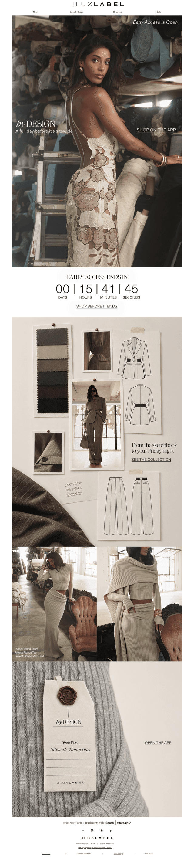 BY DESIGN | Live on the App