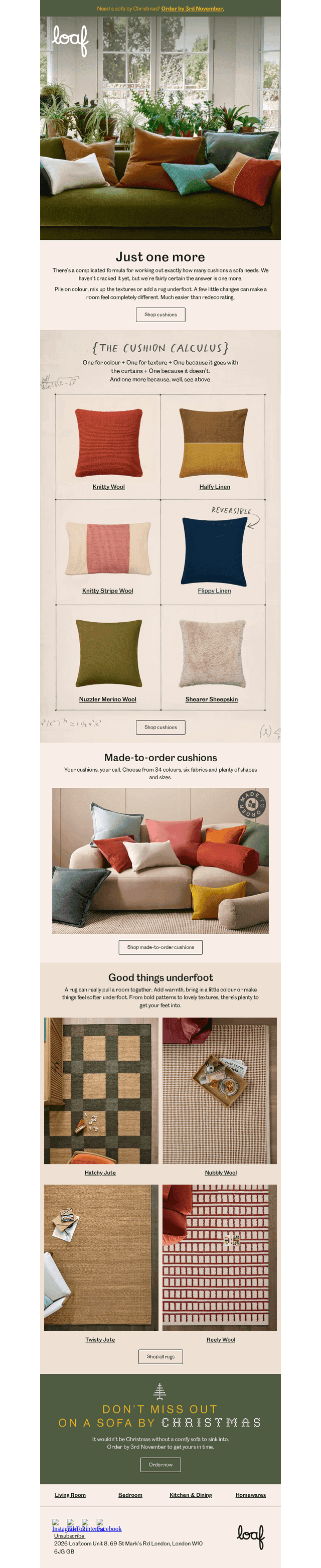 How many cushions is too many?
