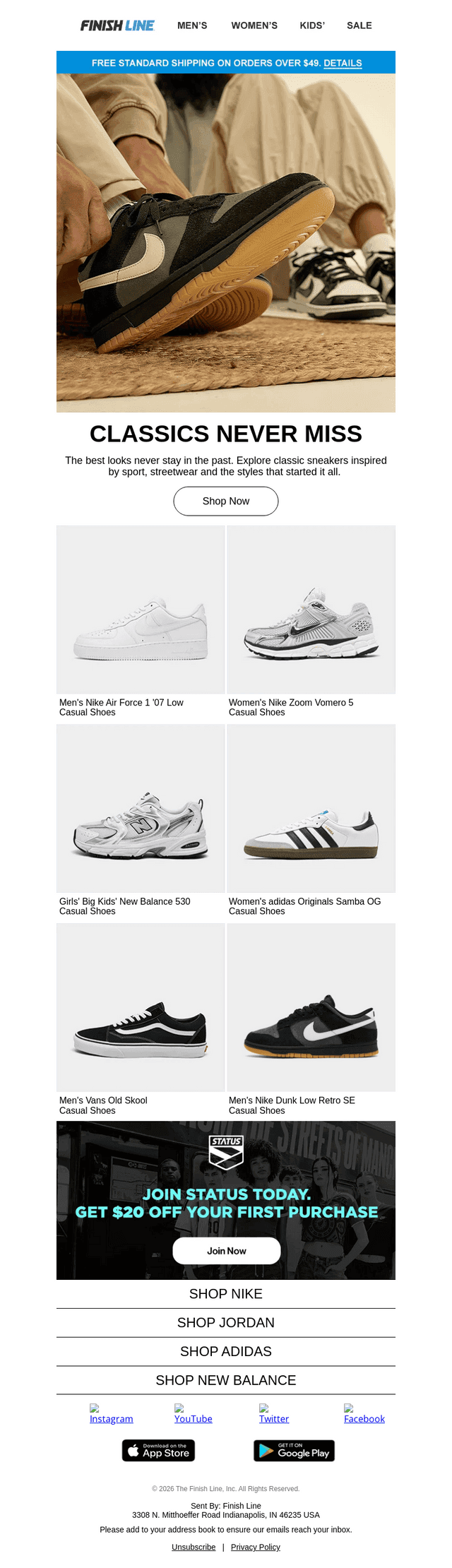 Keep it Classic in AF1, Samba, & More ✨