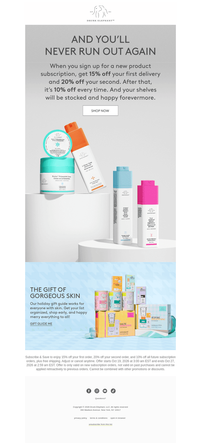 15% off! Er, wait. Is it 20%?