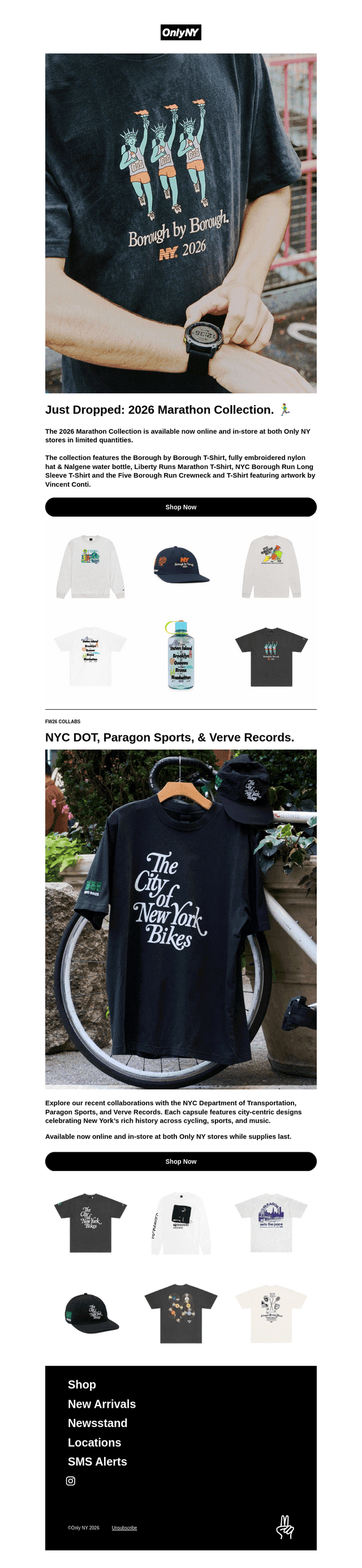 Just Dropped: 2026 Marathon Collection. 🏃‍♂️