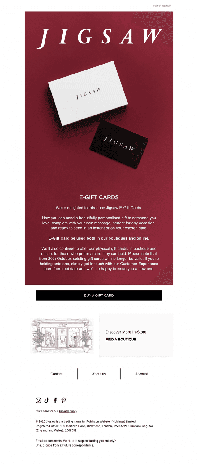 Jigsaw email from Thu, Oct 22, 2026