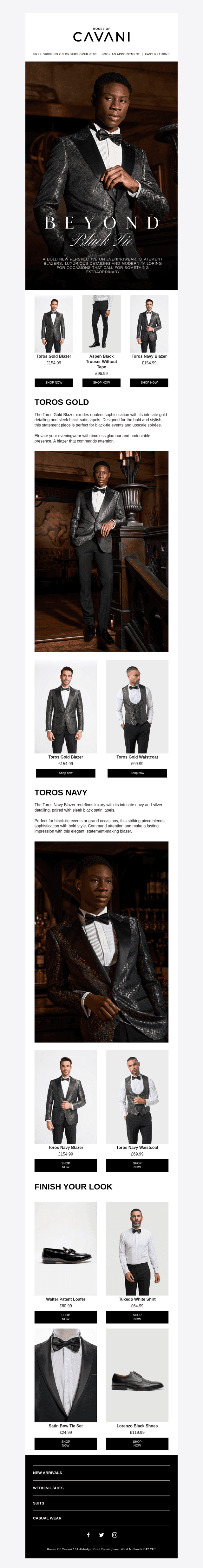 House Of Cavani email from Thu, Oct 22, 2026