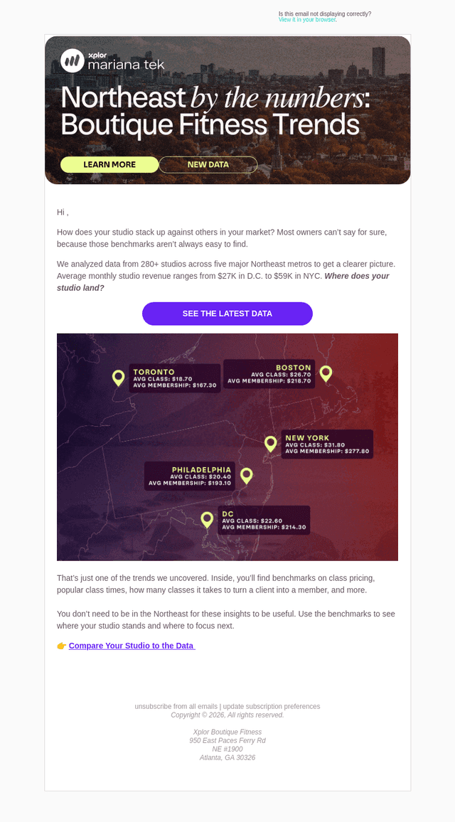 Xplor email from Thu, Oct 22, 2026