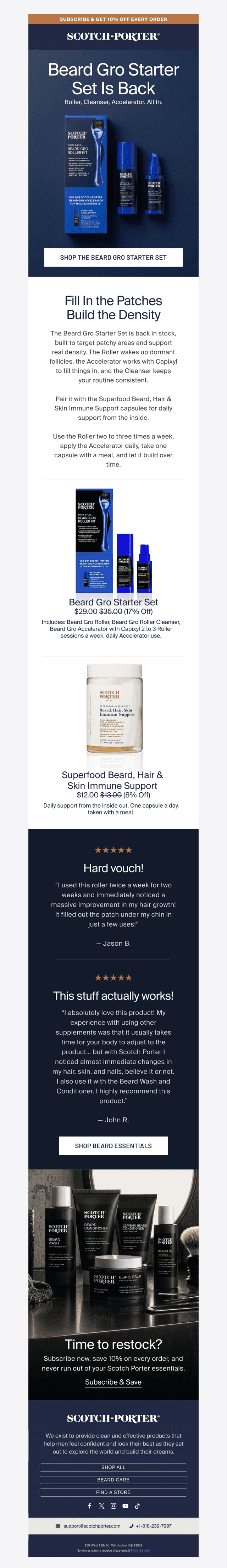 Scotch Porter email from Thu, Oct 22, 2026